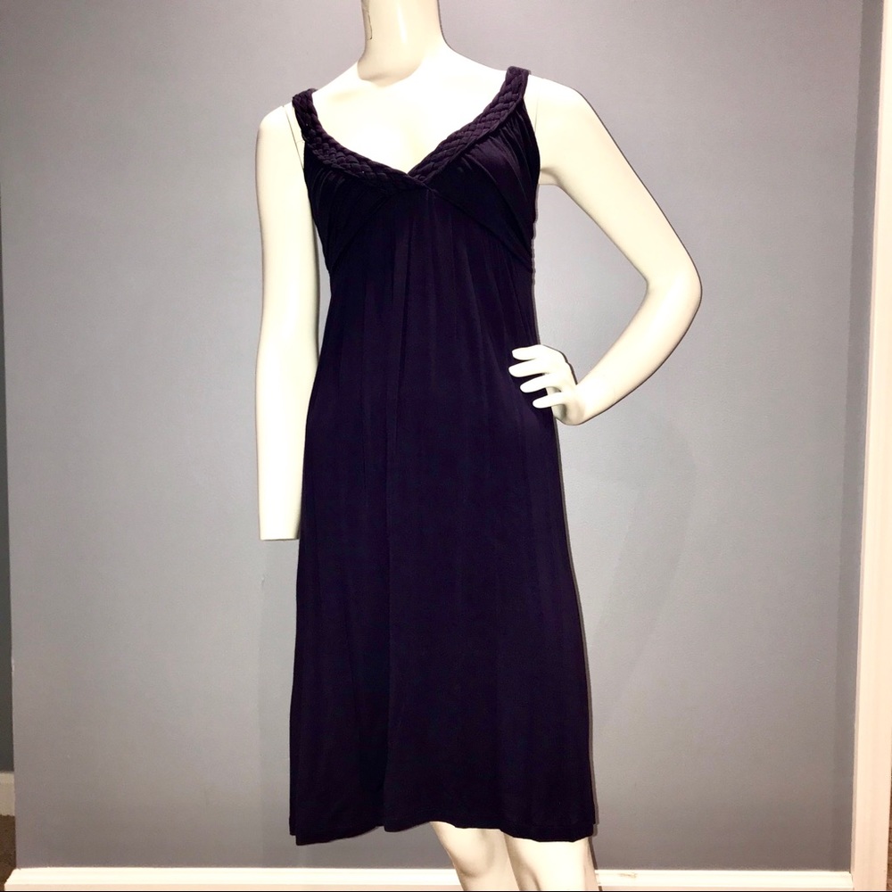 Design History dark purple sundress